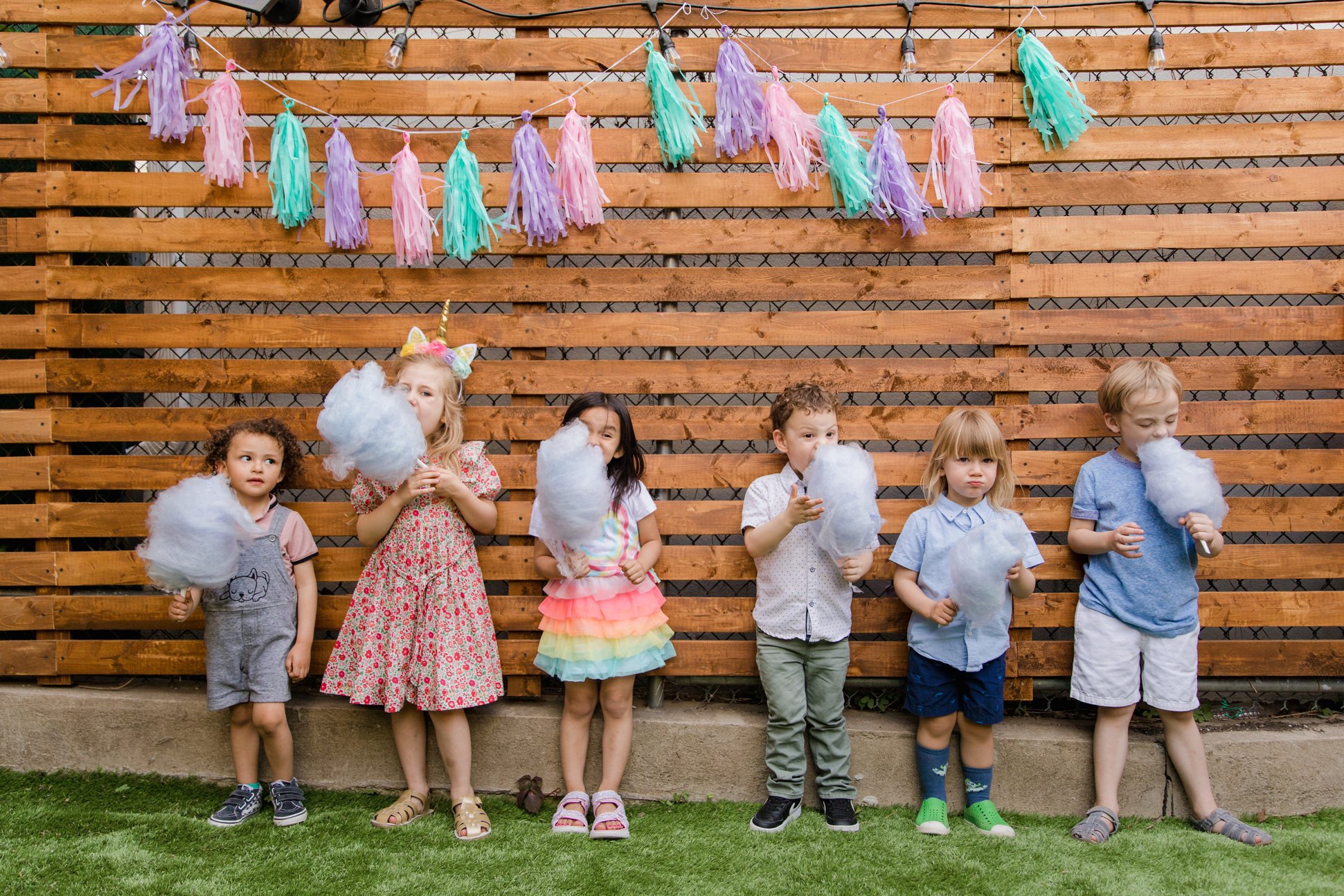 Kids Eating Cotton Candies